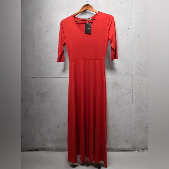 NWT Maxi Dress for Women Casual Loose Beach Dresses with Pockets Size S - Picture 10 of 10